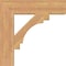 Ekena Millwork Merced Block Smooth Bracket, Western Red Cedar, 5 1/2"W x 26"D x 26"H BKT06X26X26MRC05SWR - alternate 3